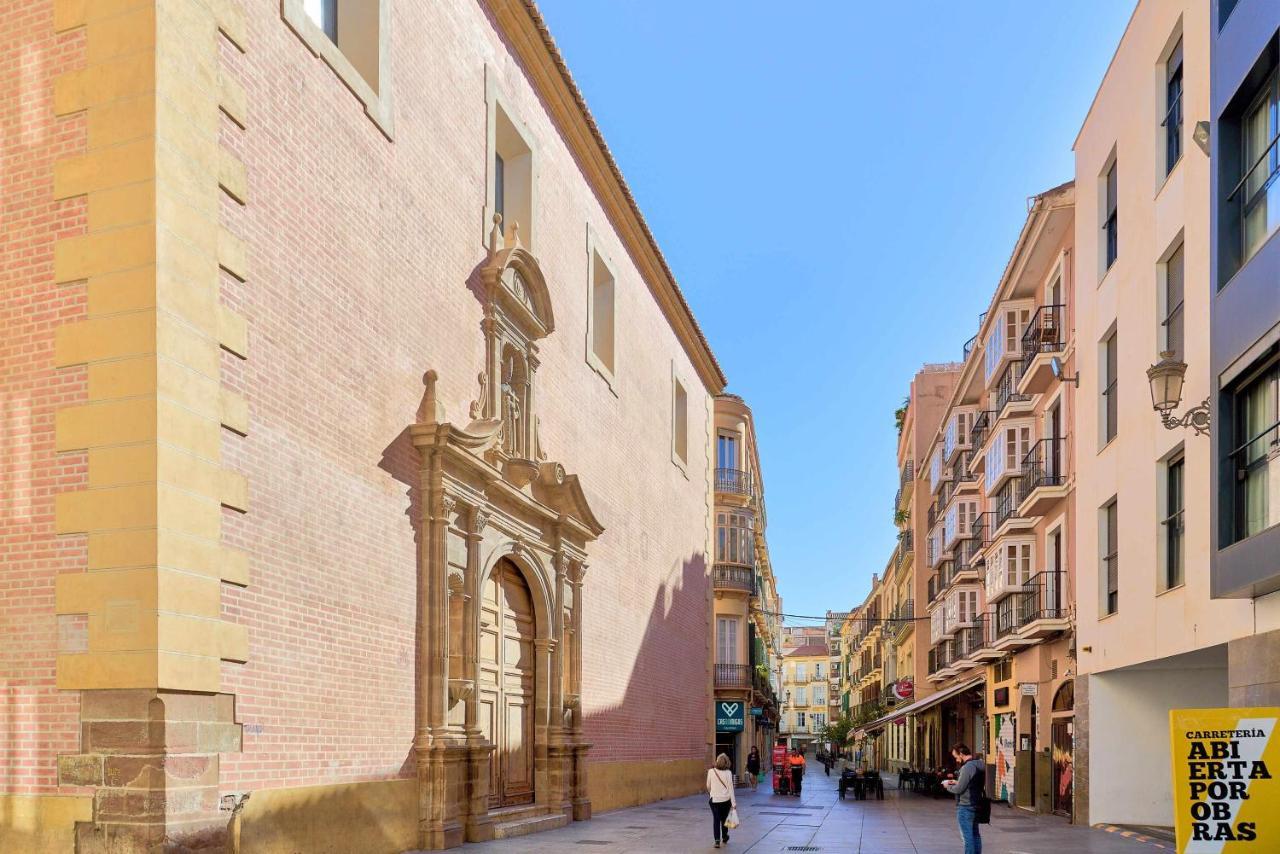 Under The Olive Trees In Historic Center Of Malaga Lägenhet Exteriör bild